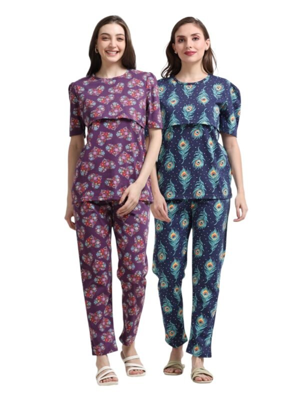 ZIPLESS FEEDING CO-ORD SET COMBO OF 2