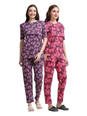 ZIPLESS FEEDING CO-ORD SET COMBO OF 2