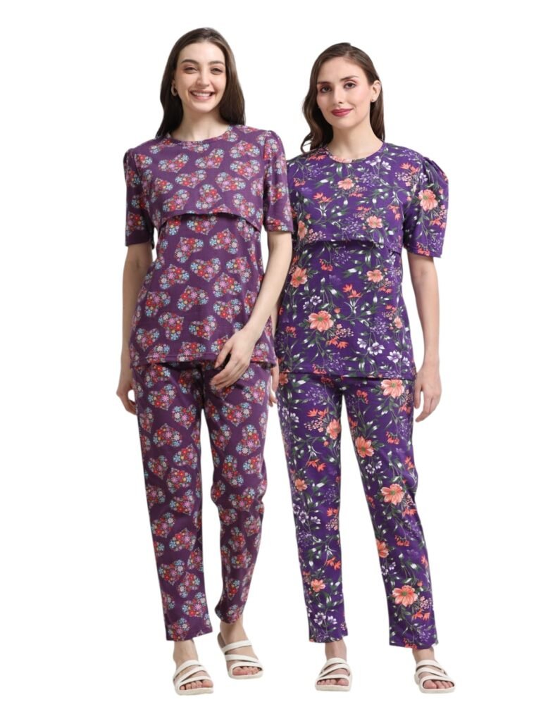 ZIPLESS FEEDING CO-ORD SET COMBO OF 2