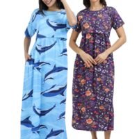 VIOLETFLOWER-DOLPHIN.jpeg ZIPLESS MATERNITY MAXI-COMBO OF 2