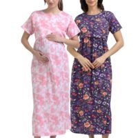 VIOLETFLOWER-PINKDD.jpeg ZIPLESS MATERNITY MAXI-COMBO OF 2