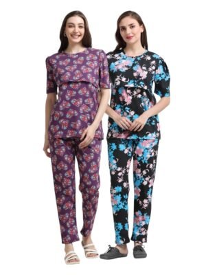 ZIPLESS FEEDING CO-ORD SET COMBO OF 2