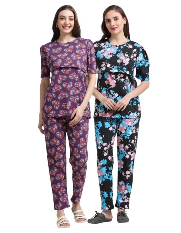 ZIPLESS FEEDING CO-ORD SET COMBO OF 2
