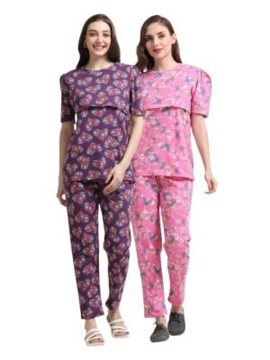ZIPLESS FEEDING CO-ORD SET COMBO OF 2