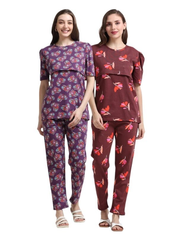 ZIPLESS FEEDING CO-ORD SET COMBO OF 2