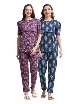 ZIPLESS FEEDING CO-ORD SET COMBO OF 2