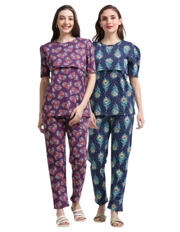 ZIPLESS FEEDING CO-ORD SET COMBO OF 2