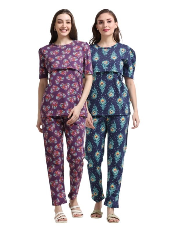 ZIPLESS FEEDING CO-ORD SET COMBO OF 2