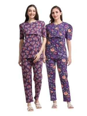 ZIPLESS FEEDING CO-ORD SET COMBO OF 2