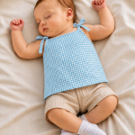Baby Colour Knot Jabla | Soft Cotton Newborn Sleeveless Tie-Up Jabla | 0–6 Months | Pack of 6 Colours