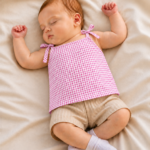 Baby Colour Knot Jabla | Soft Cotton Newborn Sleeveless Tie-Up Jabla | 0–6 Months | Pack of 6 Colours