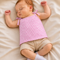 Baby Colour Knot Jabla | Soft Cotton Newborn Sleeveless Tie-Up Jabla | 0–6 Months | Pack of 6 Colours