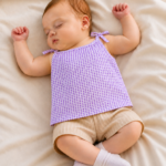 Baby Colour Knot Jabla | Soft Cotton Newborn Sleeveless Tie-Up Jabla | 0–6 Months | Pack of 6 Colours
