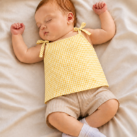 Baby Colour Knot Jabla | Soft Cotton Newborn Sleeveless Tie-Up Jabla | 0–6 Months | Pack of 6 Colours