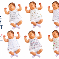 Baby Printed Knot Jabla | Soft Cotton Sleeveless Tie-Up Jabla for Newborn Baby | Any Prints 